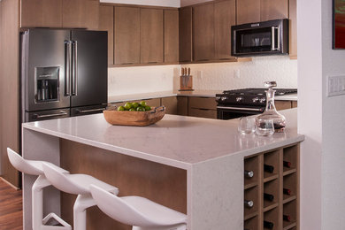 Inspiration for a contemporary kitchen remodel in Seattle