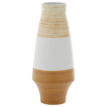 Coastal Brown Ceramic Vase 42325