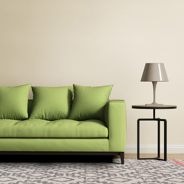 Adia Area Rug in Gray & Orange