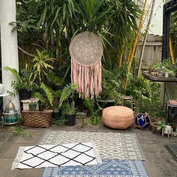 tufted moroccan style rug- mini version