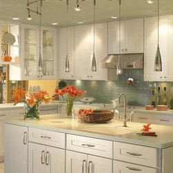 Progress Lighting Illuma Flex Light Pendant with Metal Shade in Brushed Nickel - Products