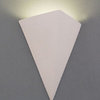 Pyramid Indoor Wall Light, Bisque Terra-Cotta