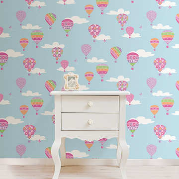 Hot Air Balloons Blue
