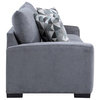 Porter Designs Clayton Soft Microfiber Sofa - Gray