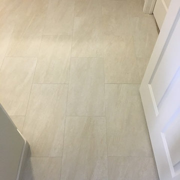 MASTER BATHROOM - Complete Remodel 12 x 24 Tile, Vanity, Alaska White Granite