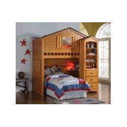 Twin over Full Bunk Beds - Indoor Chaise Lounge Chairs