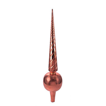 7.5"x7.5"x36" Medium Venetian Finial, Copper