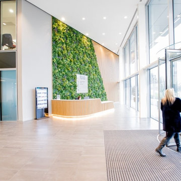 Statement Entry Way of Office Complex