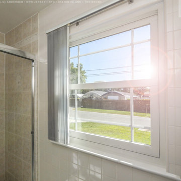 New Window in Pretty Bathroom - Renewal by Andersen New Jersey / NYC