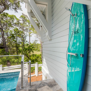 Watercolor Florida Beach House