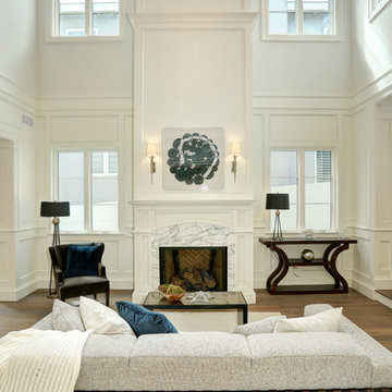Living Room - Meticulously Detailed Cape Cod Home in Manhattan Beach, CA
