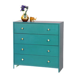 Victoria Chest - Teal Blue - Accent Chests And Cabinets