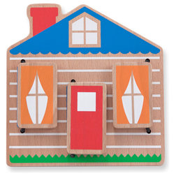 Contemporary Baby And Toddler Toys Peek-A-Boo House