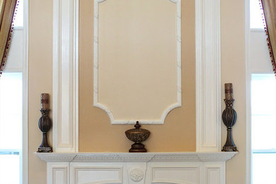 Inspiration for a modern living room remodel in New York