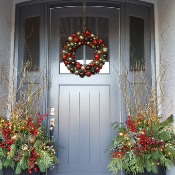 Winter and Christmas Containers