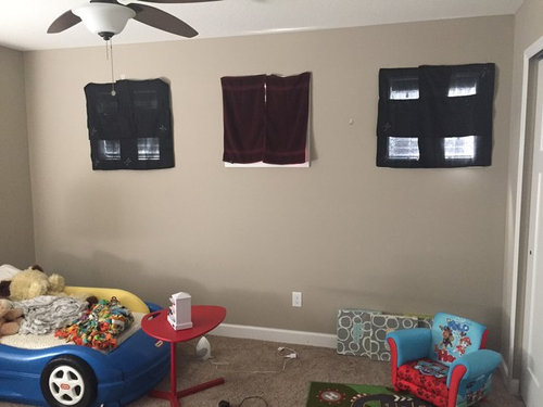 Need Blackout Curtain Solution For Multiple Small Windows In A Row,Valentines Day Decorations