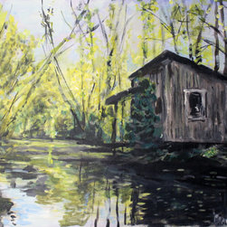 Louisiana Bayou Lake 1, Jim Waters - Fine Art Prints