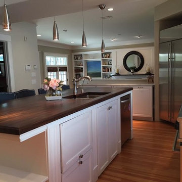 Armani Fine Woodworking Walnut Butcher Block Countertop with Everlast Varnish