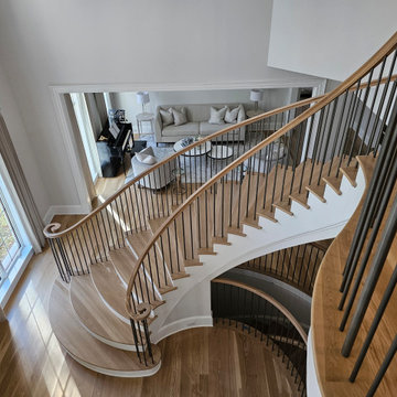 Project #116 | Elegant Curved Staircase