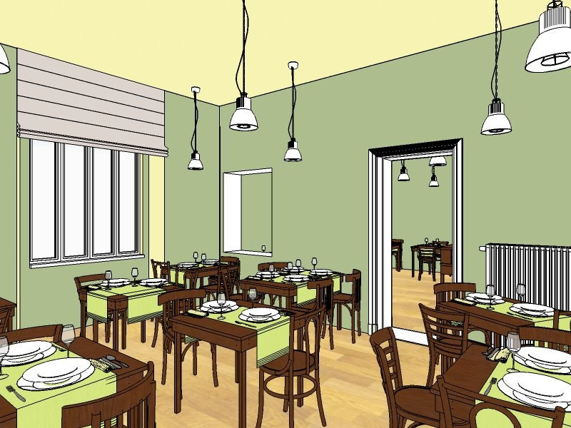 Ristorantino rustico chic - PROGETTO