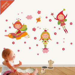 Vinilo infantil de tela Hadas M&aacute;gicas - Wall Decals