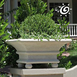 Concrete Terrace Planter - Outdoor Pots And Planters