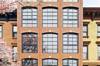 Example of a trendy home design design in New York