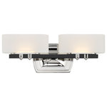Minka Lavery - Drury LED Bath Light, Coal With Polished Nickel Highlights - Stylish and bold. Make an illuminating statement with this fixture. An ideal lighting fixture for your home.
