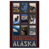 Paul A. Lanquist Denali Alaska Collage Art Print, 12"x18"