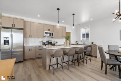 Inspiration for a modern kitchen remodel in Other