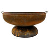 Fire Pit Bowl on Round Base 36"