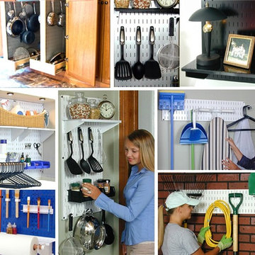Home Pegboard Use - Wall Control Pegboard
