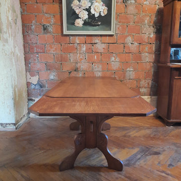 Реставрация деревянного обеденного стола