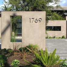 letterbox and house number