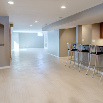 Astounding Completed Basement