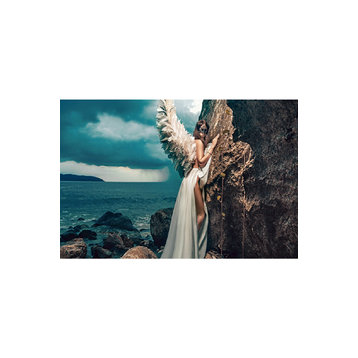 Female Angel Photographic Artwork XL, Andrew Martin A Storm Is Coming