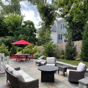 Tiered Patio for Sloped Back Garden