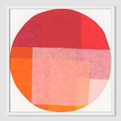 Framed Print - Colorblock Circle - Products