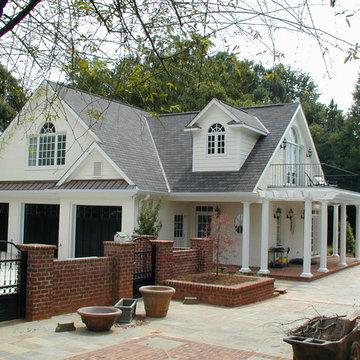 Foxcroft Custom Garage/Guesthouse, Pool, Charleston style garden