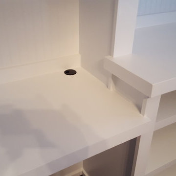Office Wall with Desk and File