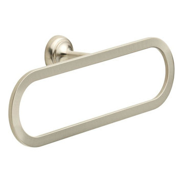 Delta 12 in. Oversized Towel Ring in Brushed Nickel FSS46-BN
