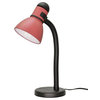 40039-2, 1-Light Desk Lamp, Black & Burgundy, 19" High