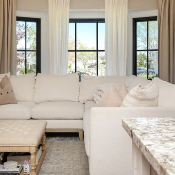 New Bay Window in Gorgeous Living Room - Renewal by Andersen New Jersey & NYC