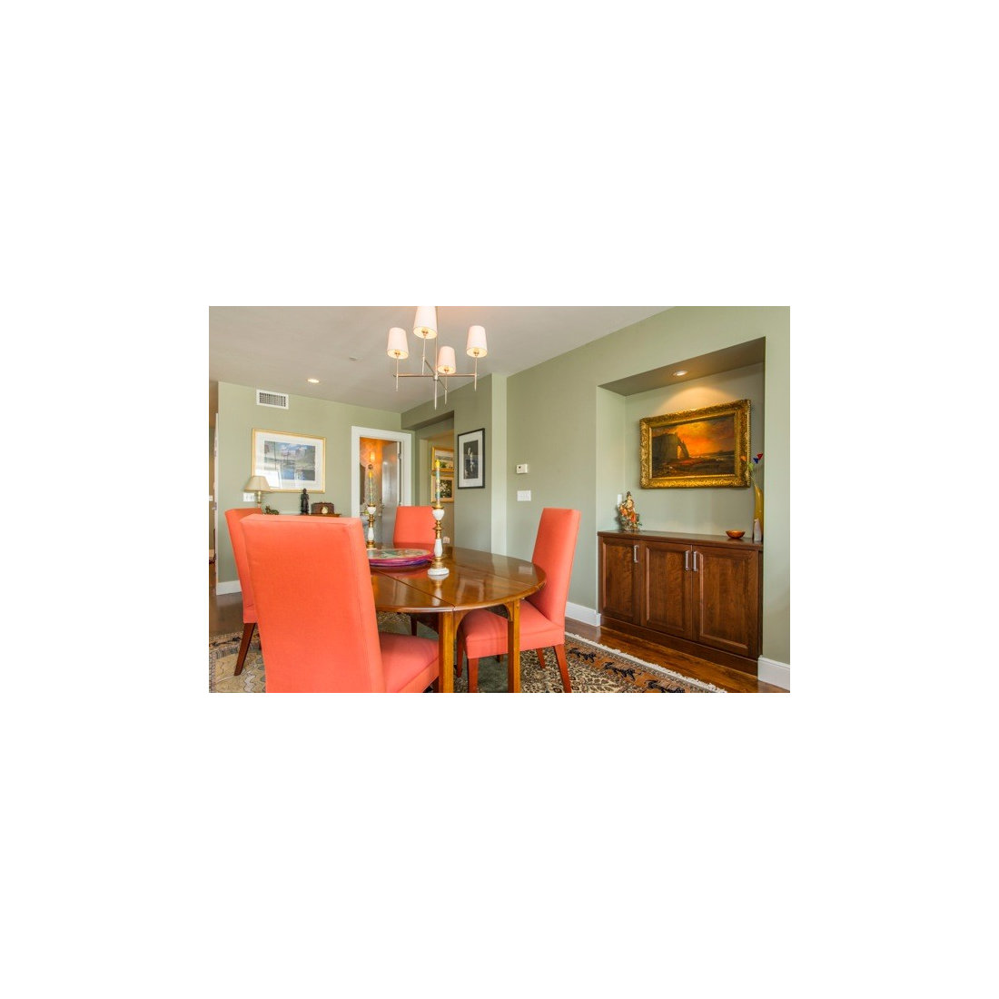 Transitional Boston home-dining room bar