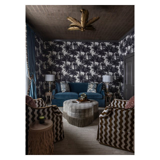 Dressed to Impress Transitional Family Room New Orleans by