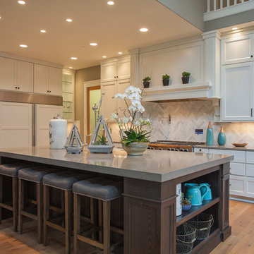 Kitchen Island - The Finleigh - Transitional Craftsman on Corner Lot