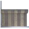 Striped Flocked Textured gray gold metallic flocking stripes velvet Wallpaper 3D