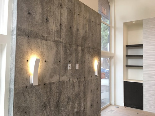 Concrete wall finish?