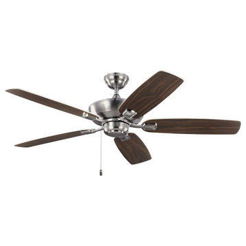 5COM52BS Colony Max 52" Ceiling Fan, Brushed Steel