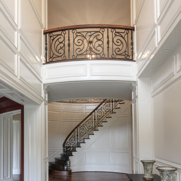 Project #74 | Circular Staircase with Hand-Forged Metal Panels